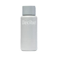 Decibel Thickening Conditioner gray bottle displayed on a white background.