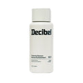 Decibel Thickening Shampoo white bottle displayed on a clean white background.